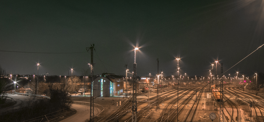Rangierbahnhof München Nord Nacht