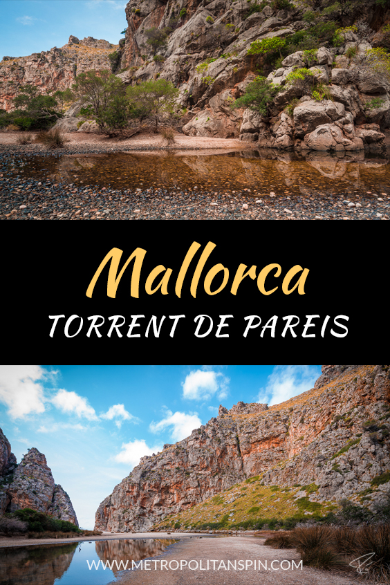 Mallorca Torrent de Pareis Cover Pinterest