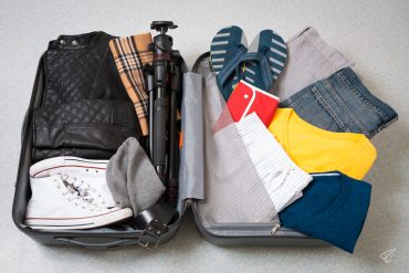 Suitcase packing tips