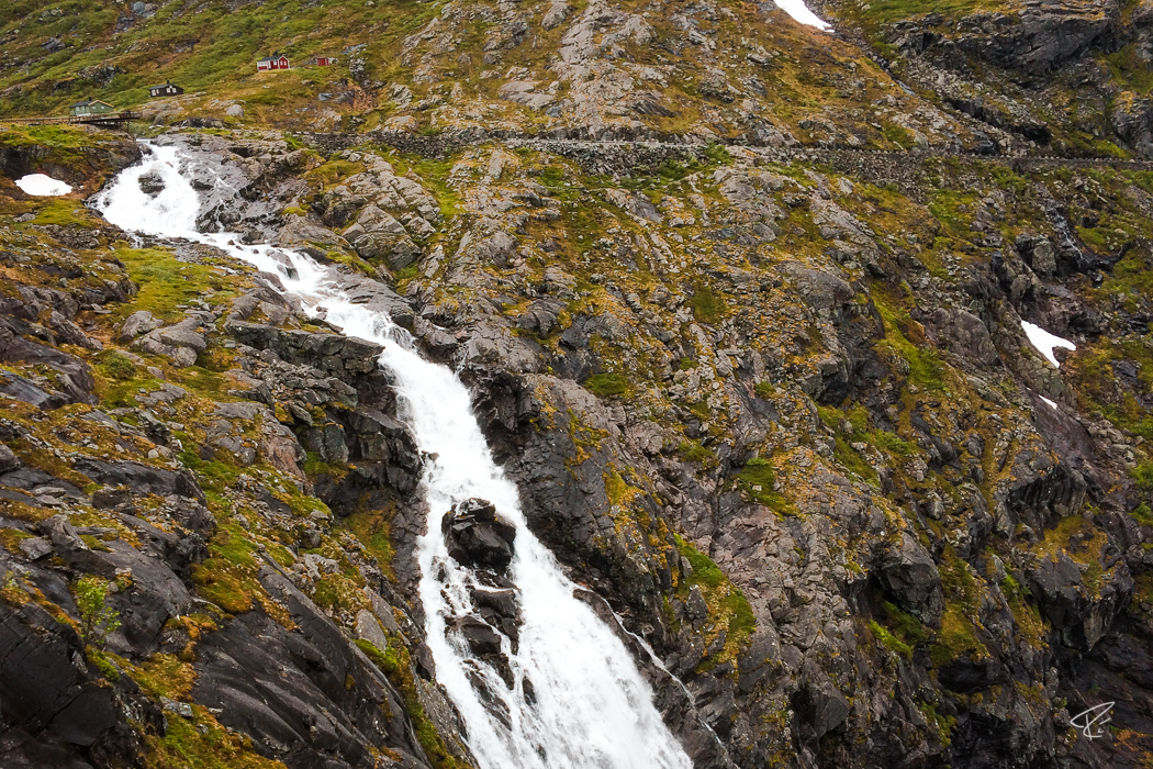 Norway Trollstigen Stigfossen Waterfall