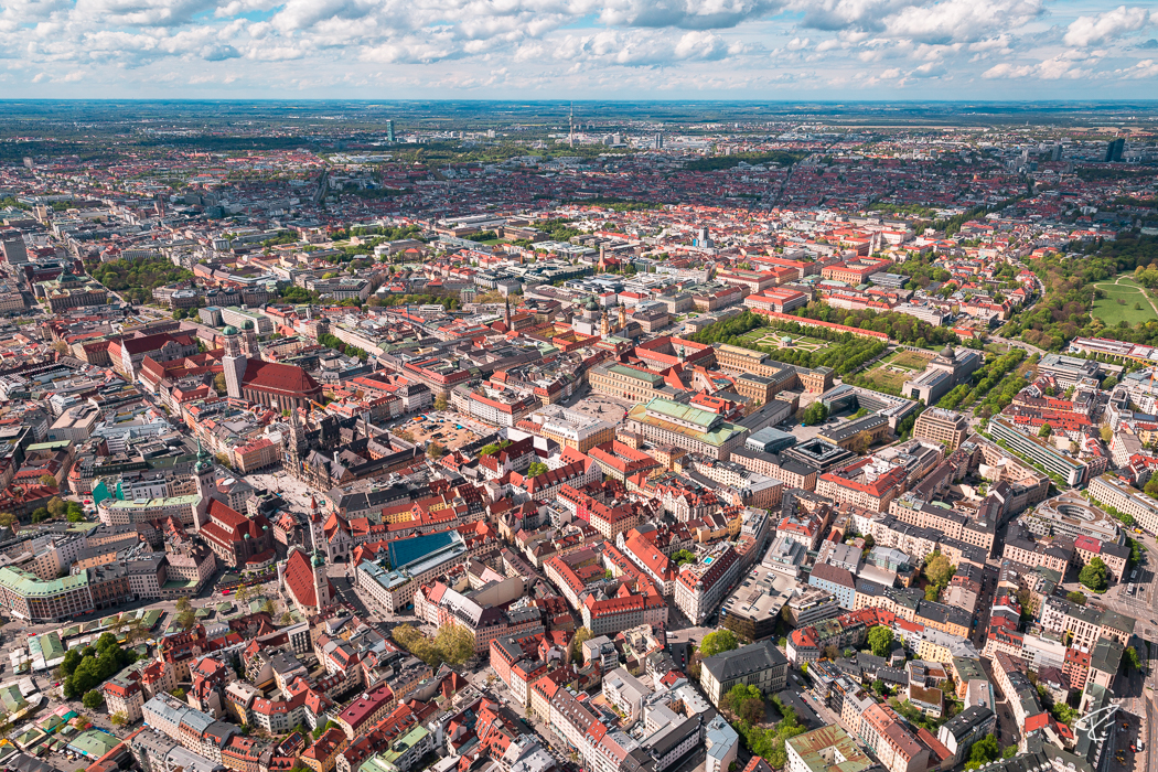 München Luftbild Munich aerial photo