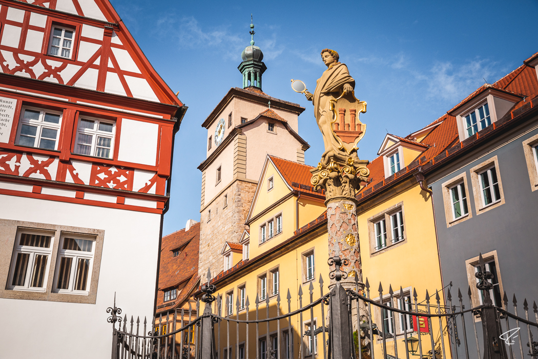 Rothenburg ob der Tauber Bayern Fachwerkhäuser